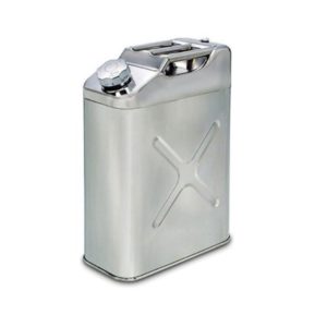 Jerry Can Stainless Steel, 20 liters